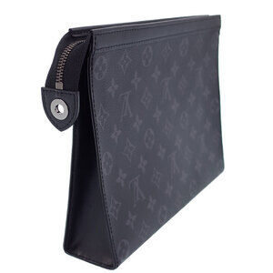 Louis Vuitton Black Pochette Eclipse Voyage Bag Shoulder Monogram